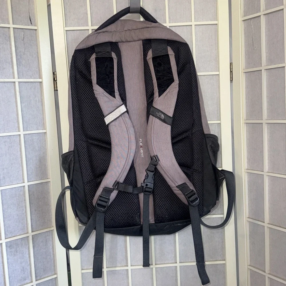 North Face Jester Purple Pink Hiking Outdoor School Bookbag Backpack